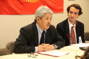 Dr. Bakyt Beshimov addresses the Second Kyrgyz Revolution: Interim Government of Kyrgyzstan, 2010